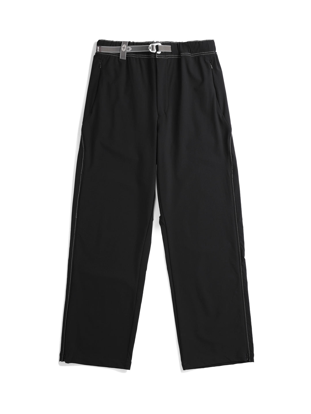 reflective stitching side zip pants