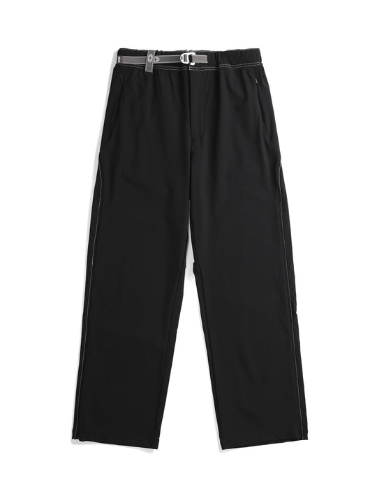 reflective stitching side zip pants